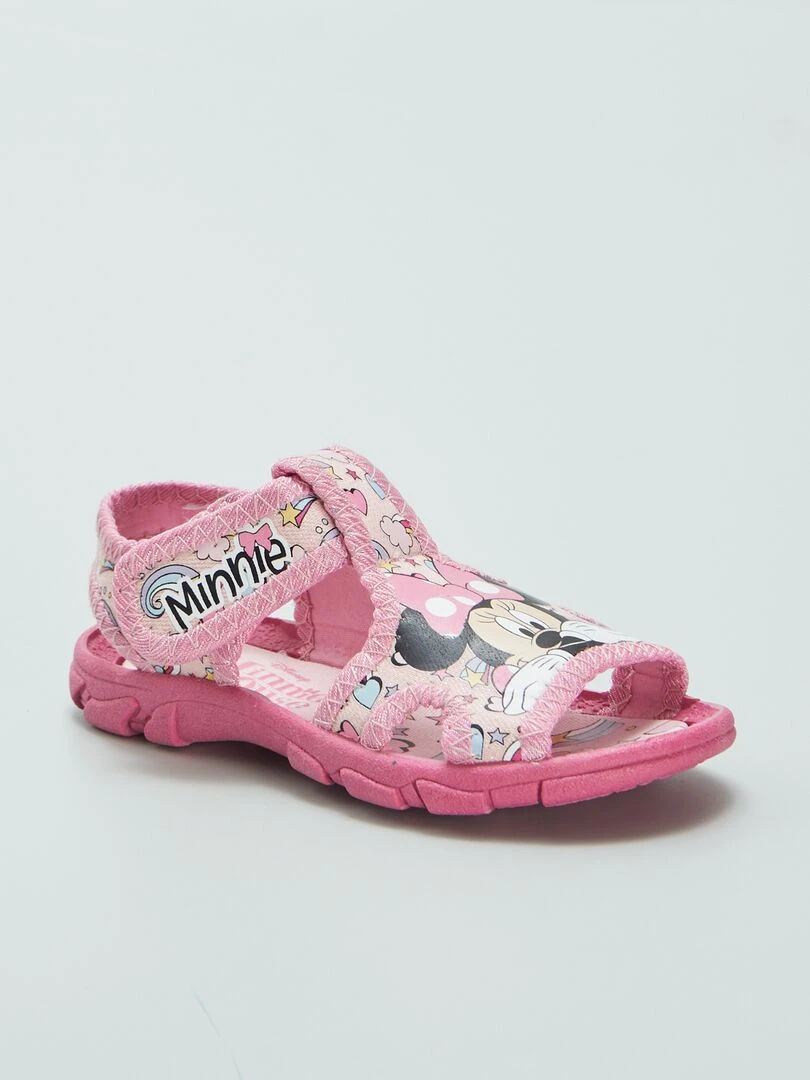 Sandales plates 'Minnie' 'Disney' Rose