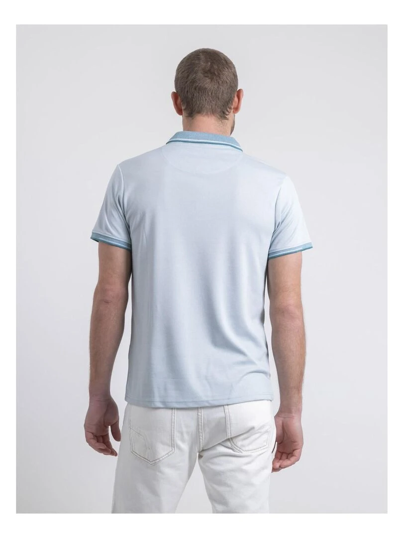 Polo manches courtes POULILIO Bleu
