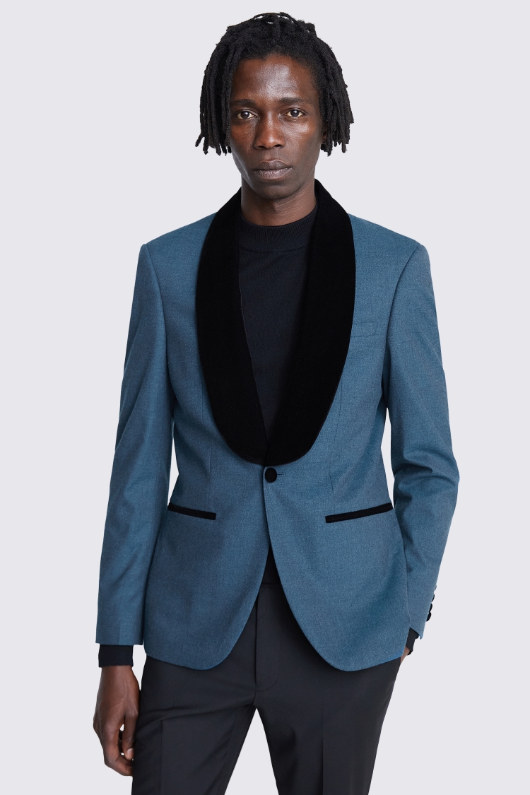 Slim Fit Grey Clementine Check Jacket    Buy Online at Moss
