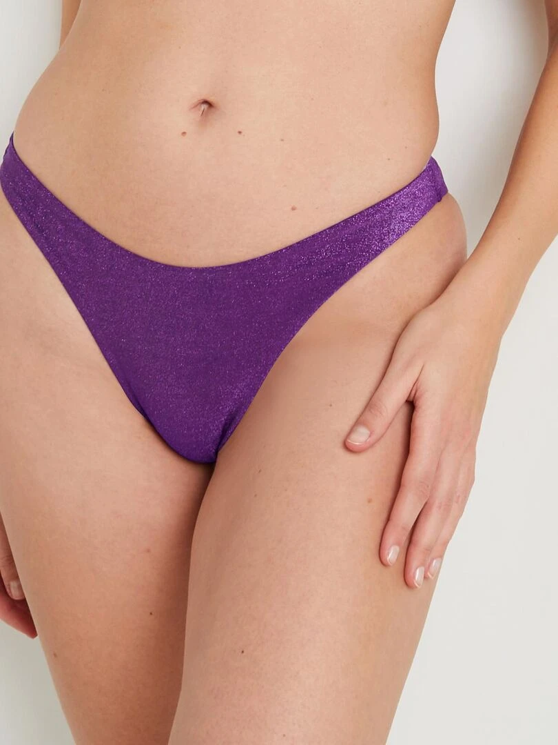 Maillot de bain culotte mini Moorea RougeGorge Lingerie Violet