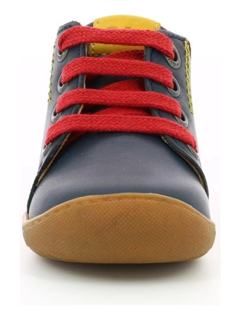 Bottillons Cuir Pitio   Bleu marine