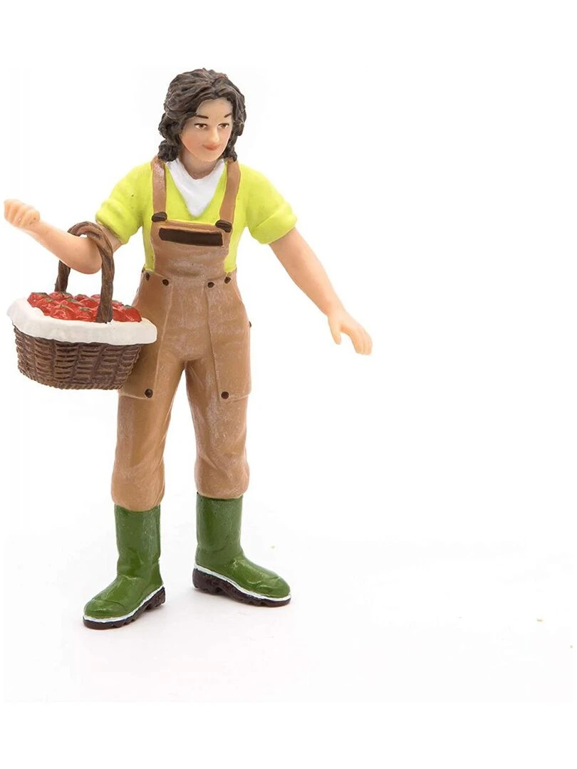 Figurine Fermière au panier   N/A