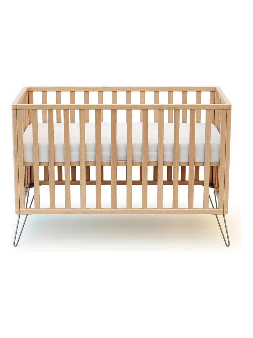 JURABABY   Lit bébé 60x120 ONLY   Marron clair