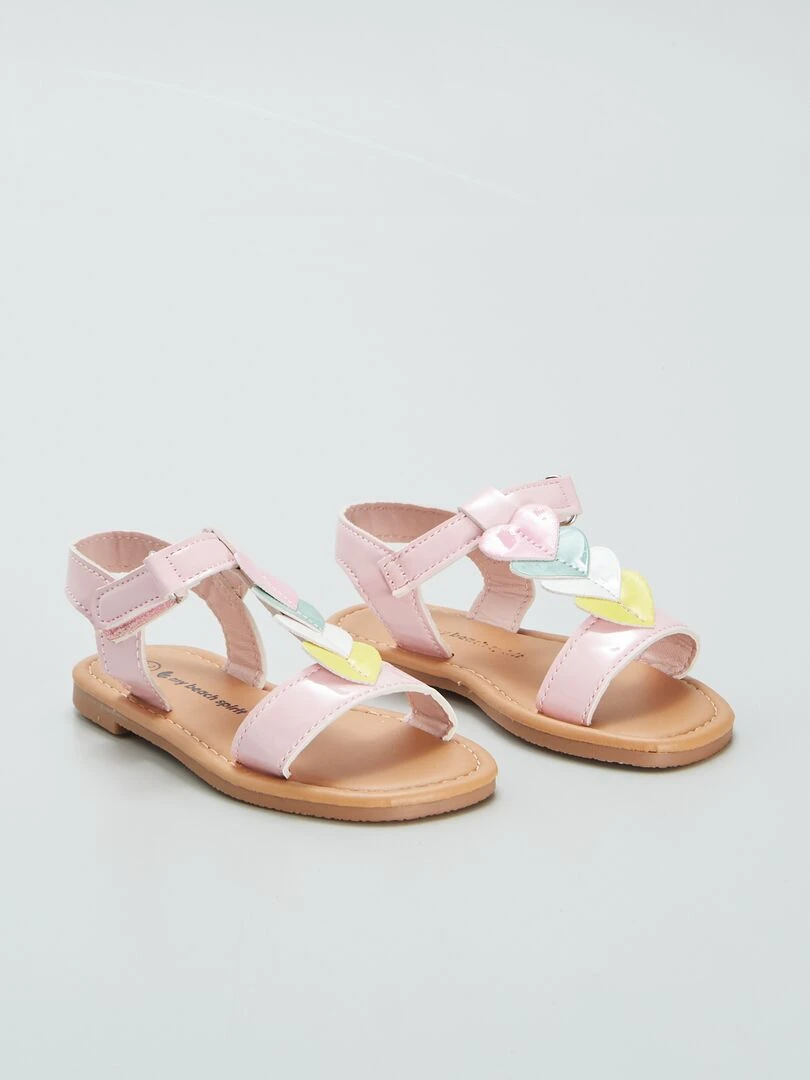 Sandales vernies Rose