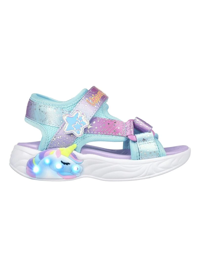 Sandales à Scratch Enfant Skechers Majestic Bliss Multicolore
