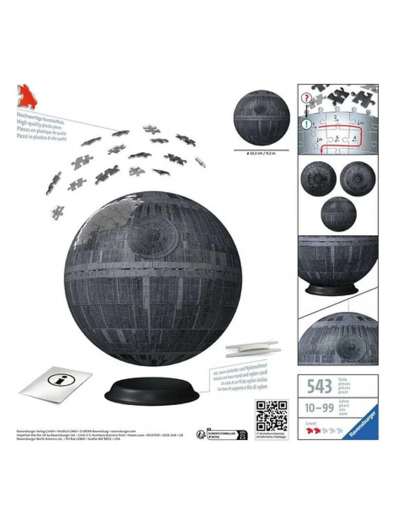 Pz 3D Star Wars 540p etoile de la mort N/A