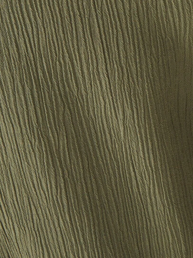 Pantacourt crépon léger   Damart   Kaki