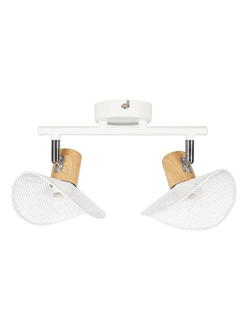 Applique 2 spots orientables métal Hyde blanc Blanc