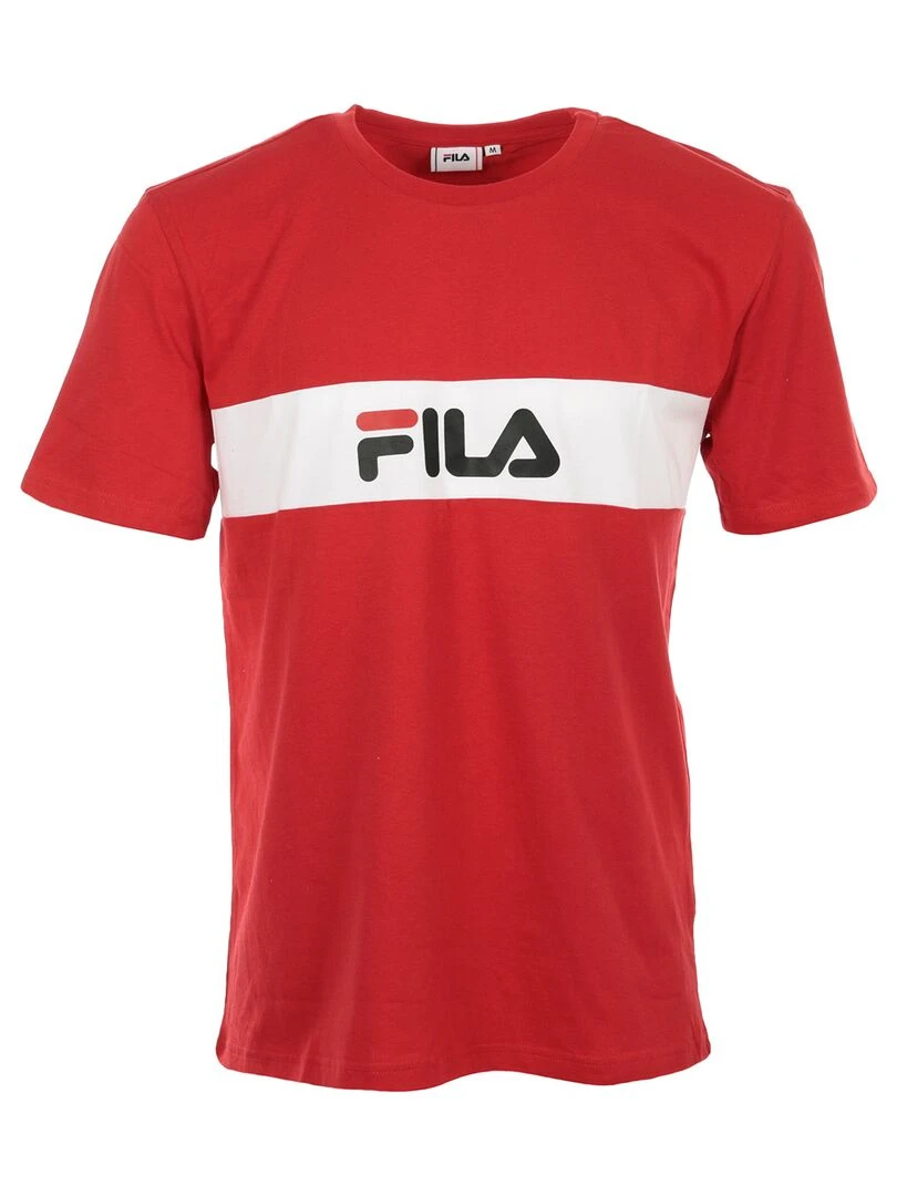 T shirt Fila Nolan Tee Dropped Shoulder Rouge