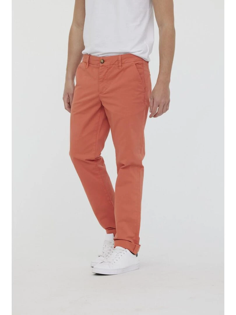 Lee Cooper   Pantalon coton straight GARVIN   Orange