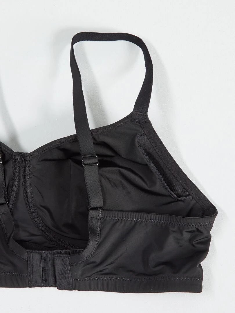 Soutien gorge post opératoire invisible   noir