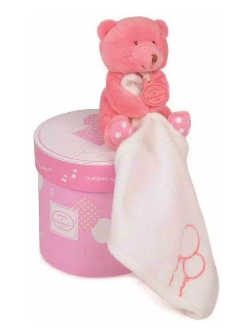 doudou Doudou et compagnie Ours Rose Vol au vent DC2810 Vol au Vent Musical Rose