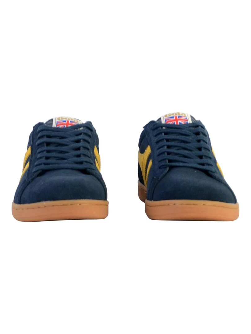 Basket à lacet Gola Equipe Suede   Bleu marine