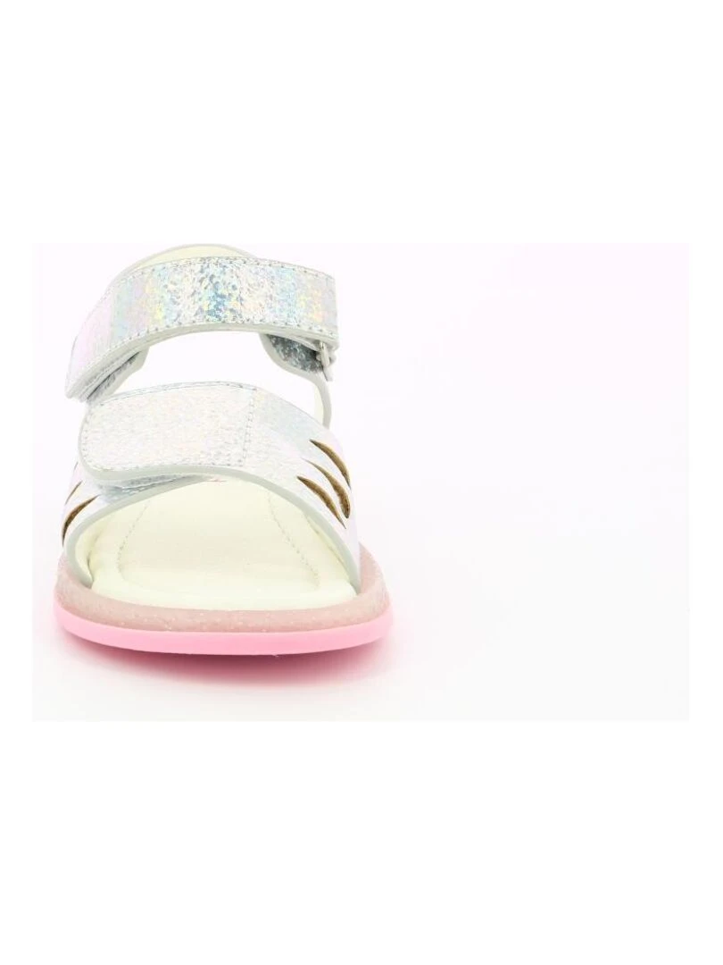 Salopette en jean léger en coton pour fille  CUBA   Bleu clair