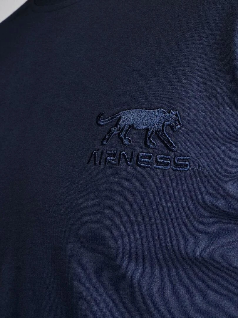 TEE SHIRT PREDATOR Airness   Bleu marine