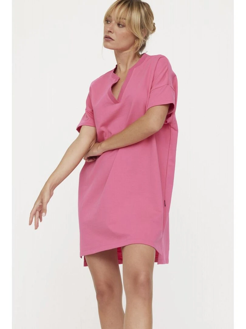 Lee Cooper Robe manches courtes coton LOLIK Rose