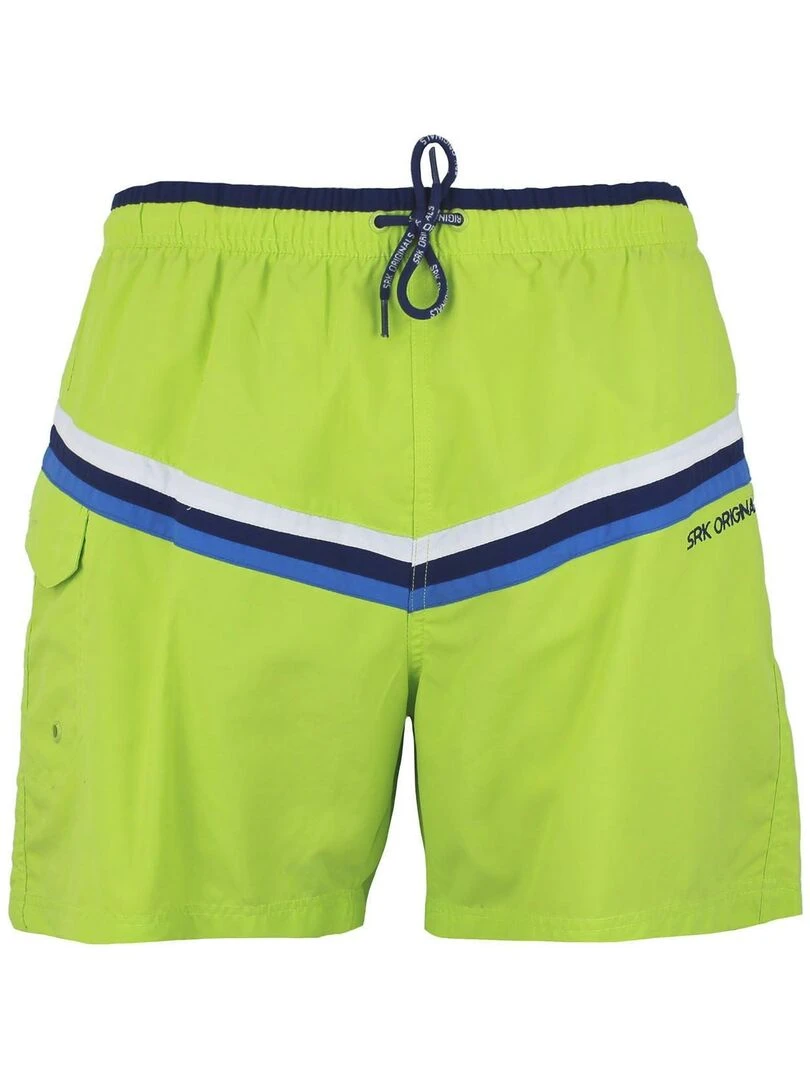 Bermuda de bain homme CANDE SRK Vert anis