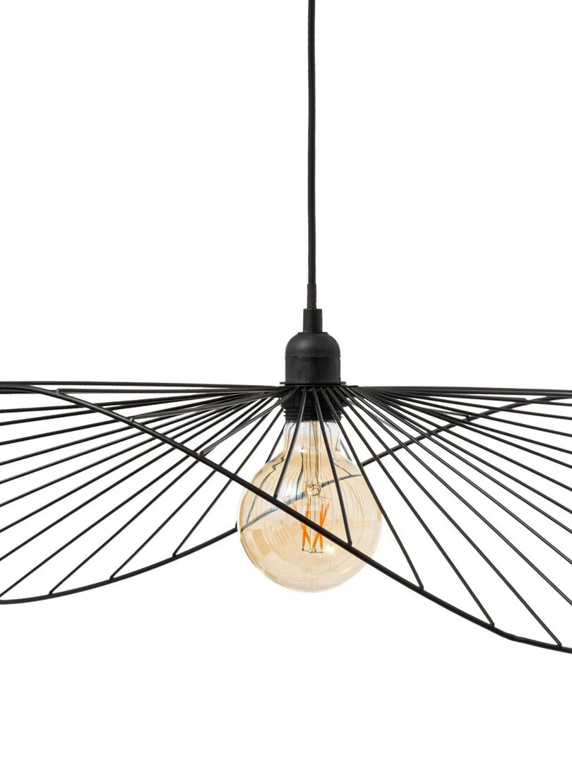 Suspension en métal noir   Noir