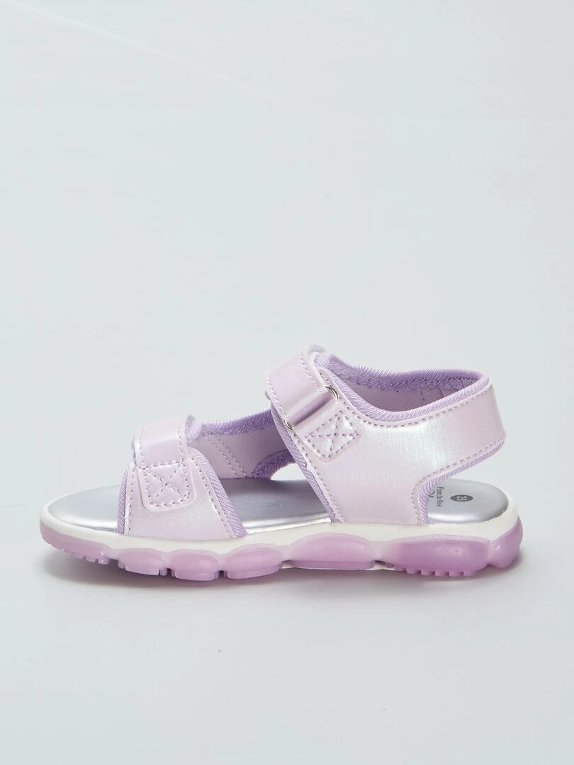 Sandales lumineuses 'Reine des Neiges'   Violet