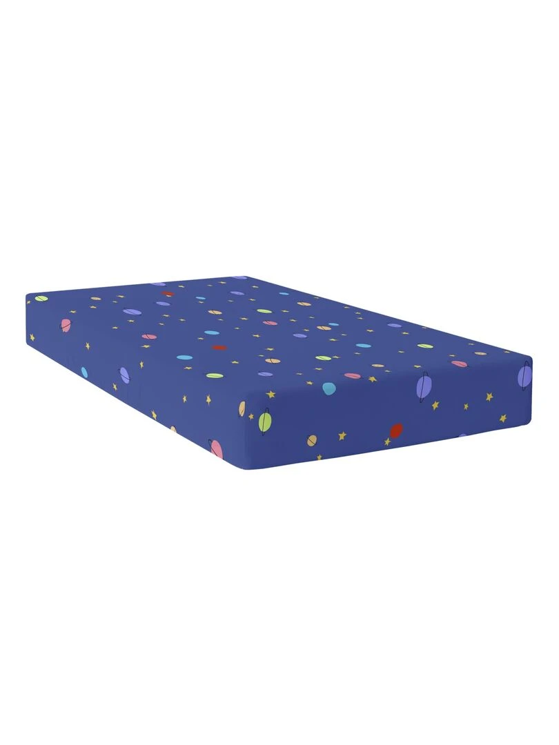Drap housse Le petit prince "Happyfriday"   Blanc