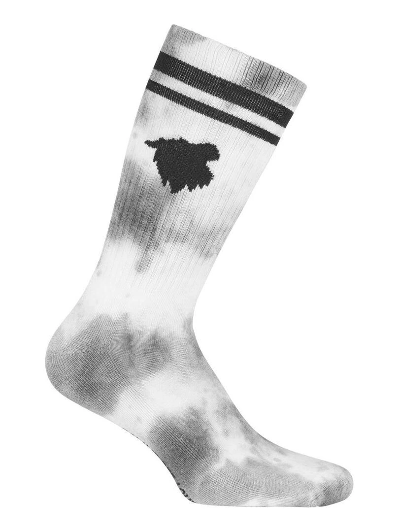 Lot de 2 paires de tennis uni et Tie and Dye Comme Des Loups   Gris