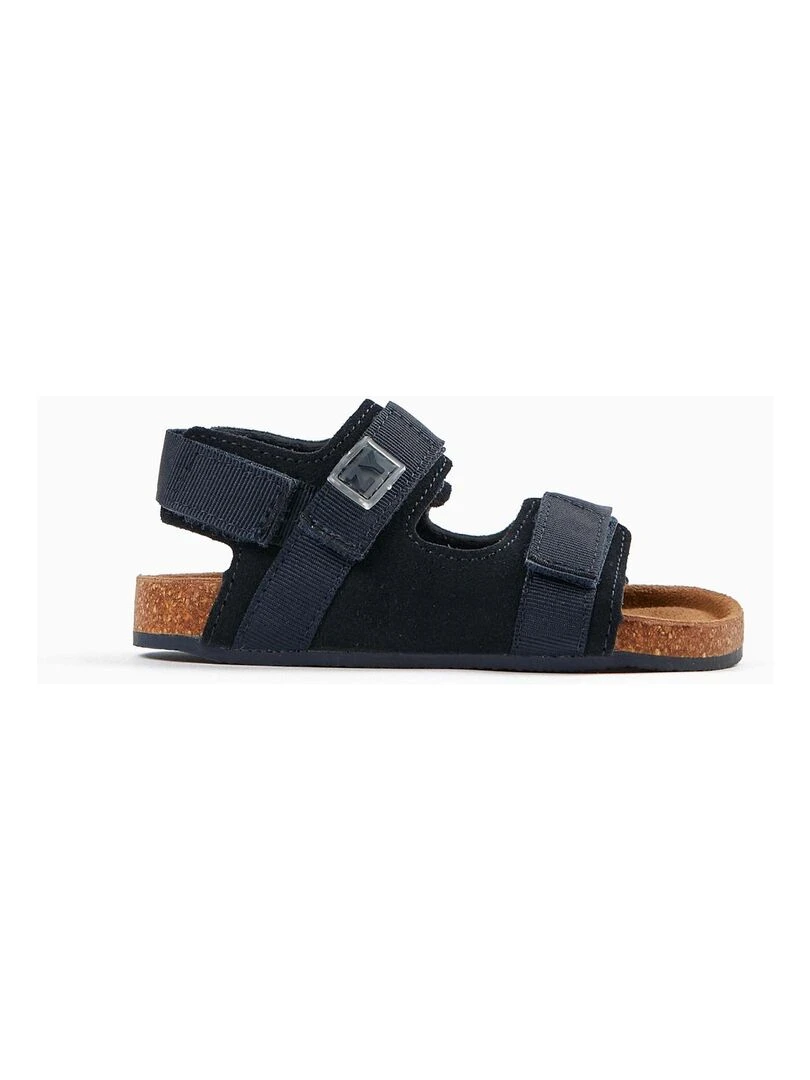 Sandales en cuir pour bébé garçon MATISSE Bleu foncé
