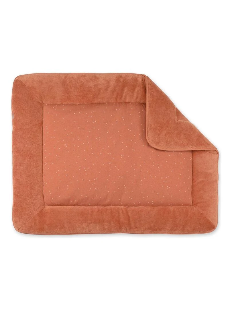 Bemini Tapis de parc et jeu Pady Jersey et bambou Camel