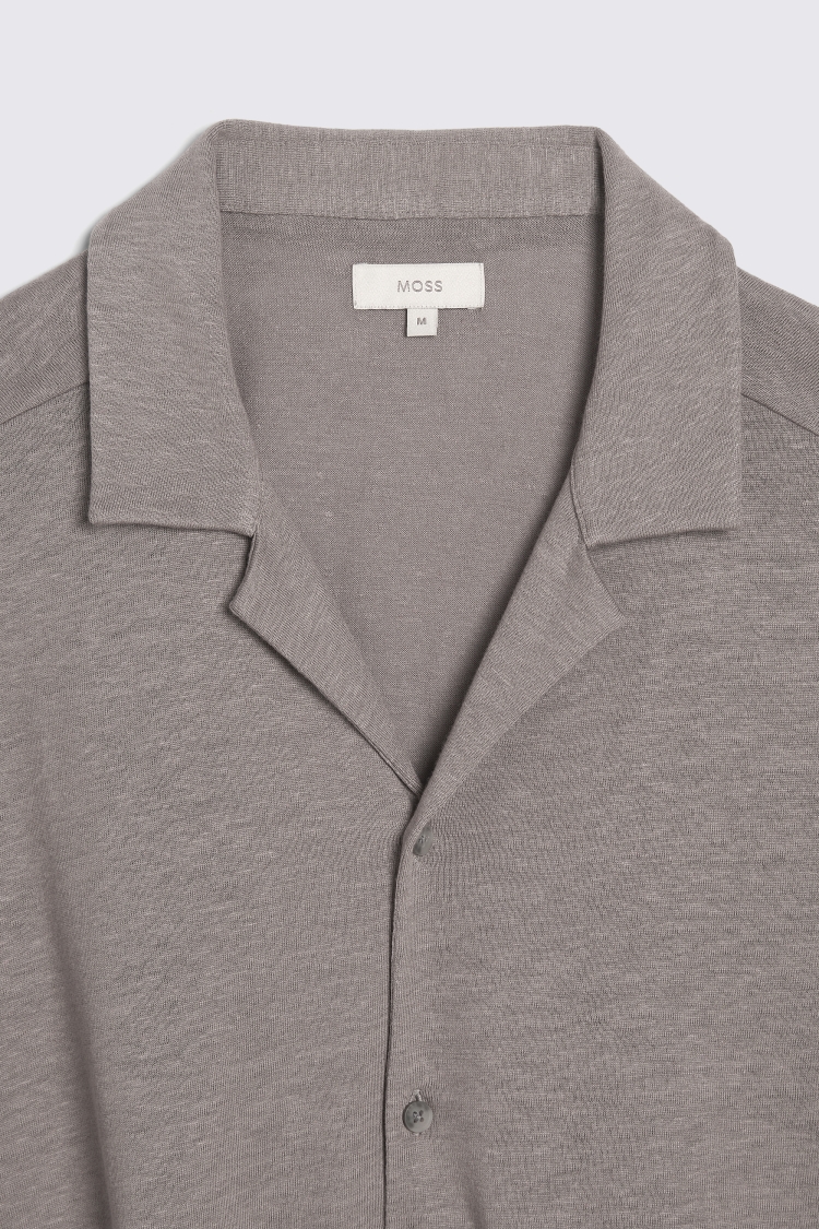 Cotton Linen Camel Stripe Shirt   Buy Online at Moss