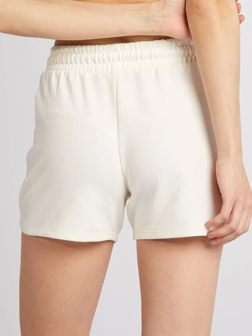 Short de sport   Blanc