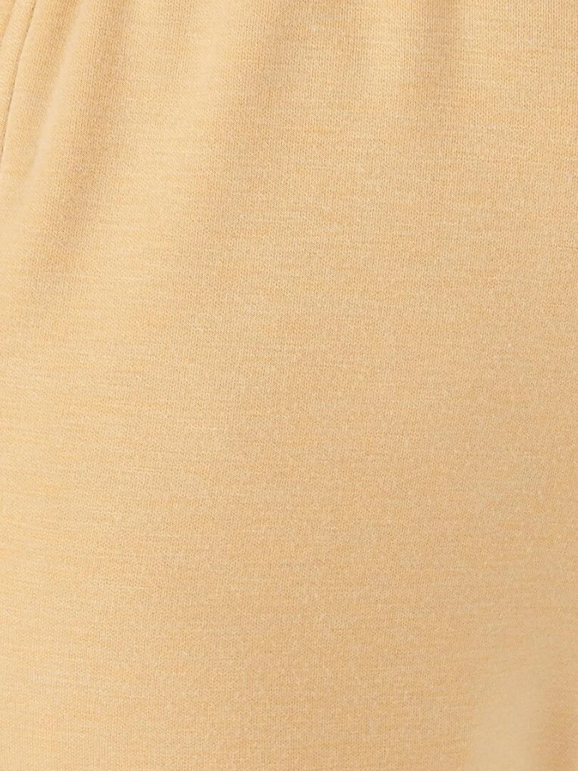 Pantalon large en molleton gratté   Happy D. by Damart   Beige chiné