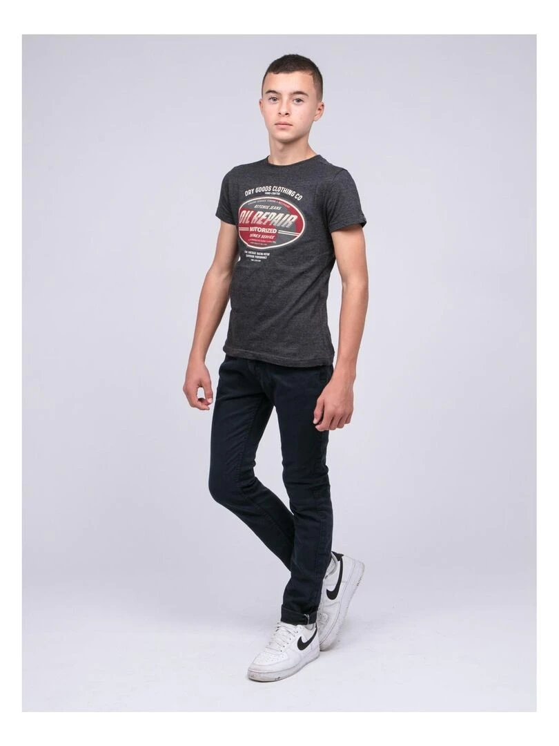 Pantalon 5 poches VAAS J   Bleu marine