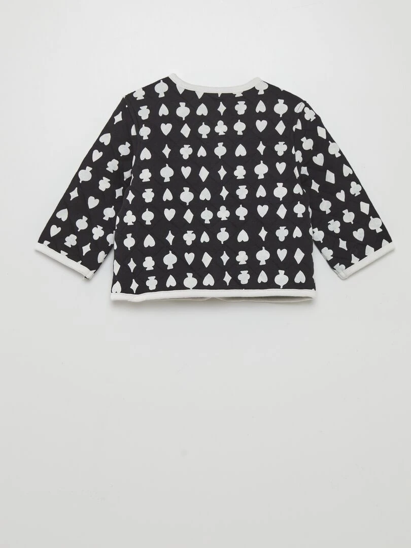Veste imprimée X Little Bad Wolf   Mixte   Noir/blanc