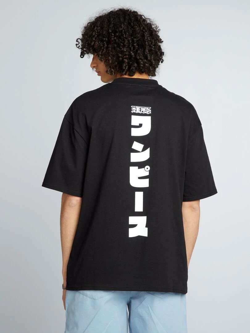 T shirt oversize 'One Piece'   noir