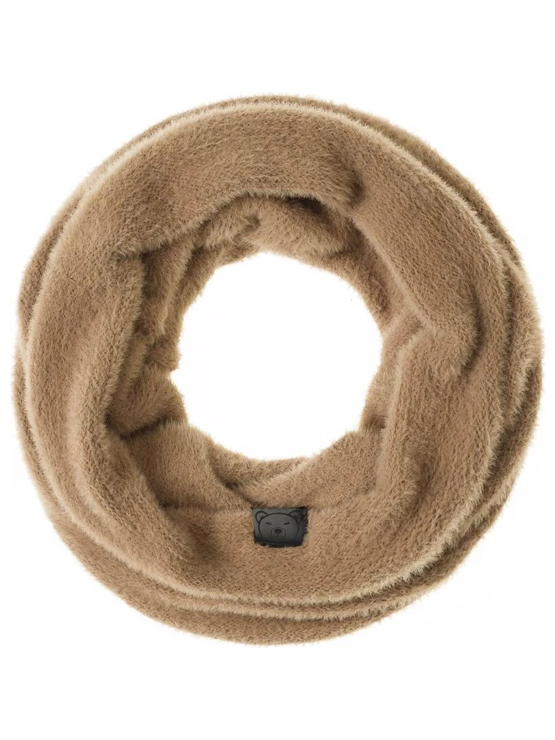 Snood Pilou Etama Fabriqué en Europe Marron