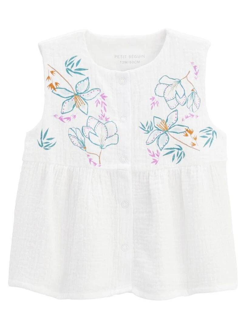 Ensemble bébé t shirt et short en gaze de coton Patroika Vert