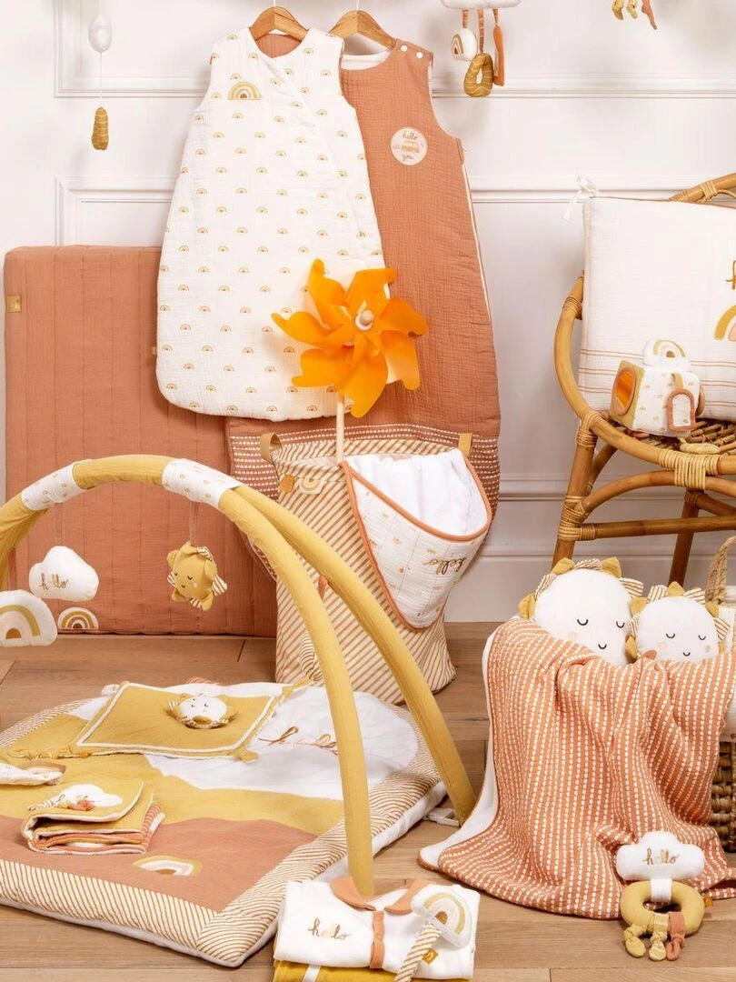 Panière de rangement en tissu   SAUTHON   Orange