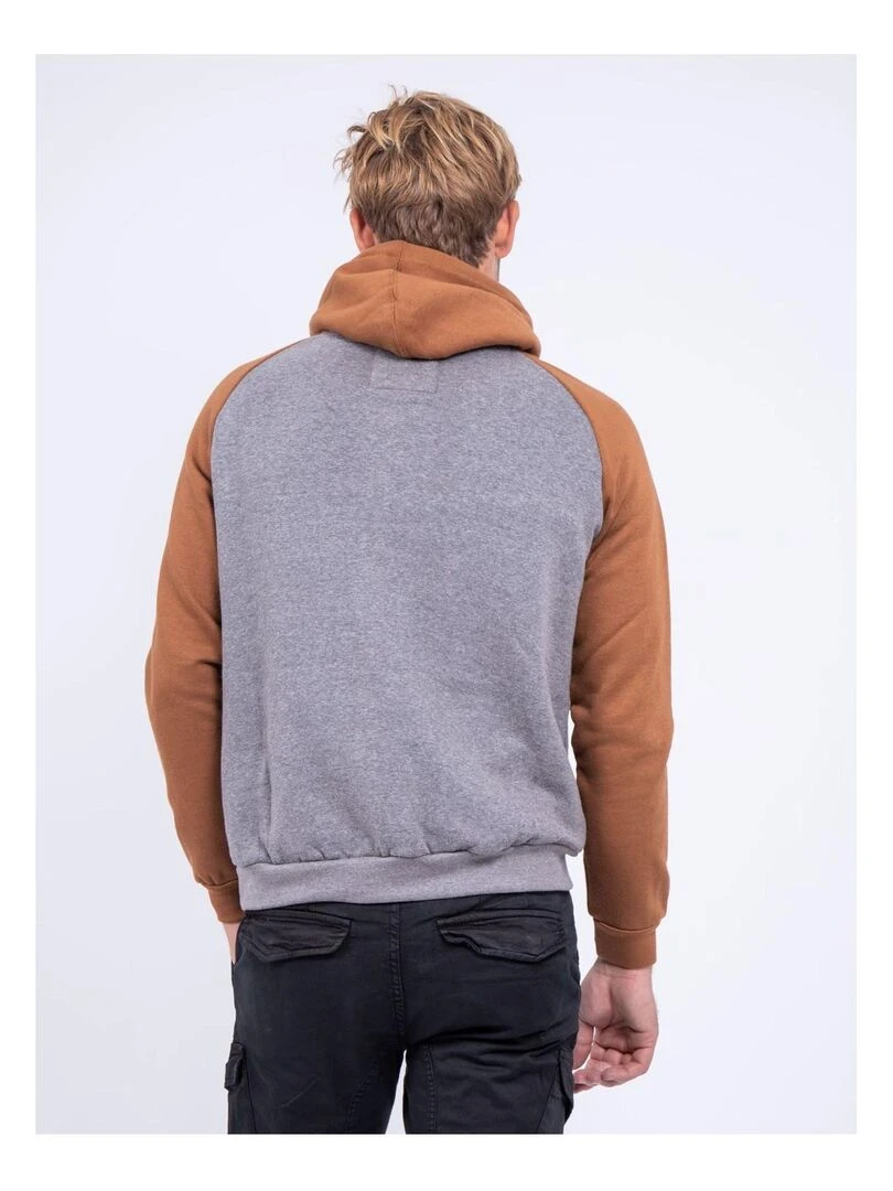 Sweat capuche WANDERLUST Marron