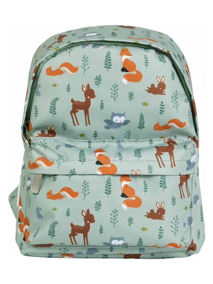 Sac à dos bébé Amis de la forêt Vert d'eau