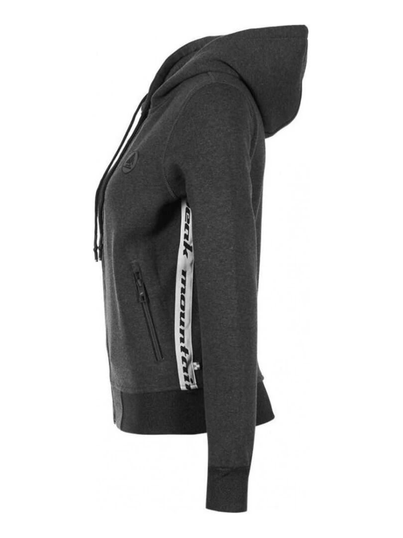 Sweat zippé à capuche femme ARGENTIERE   Gris