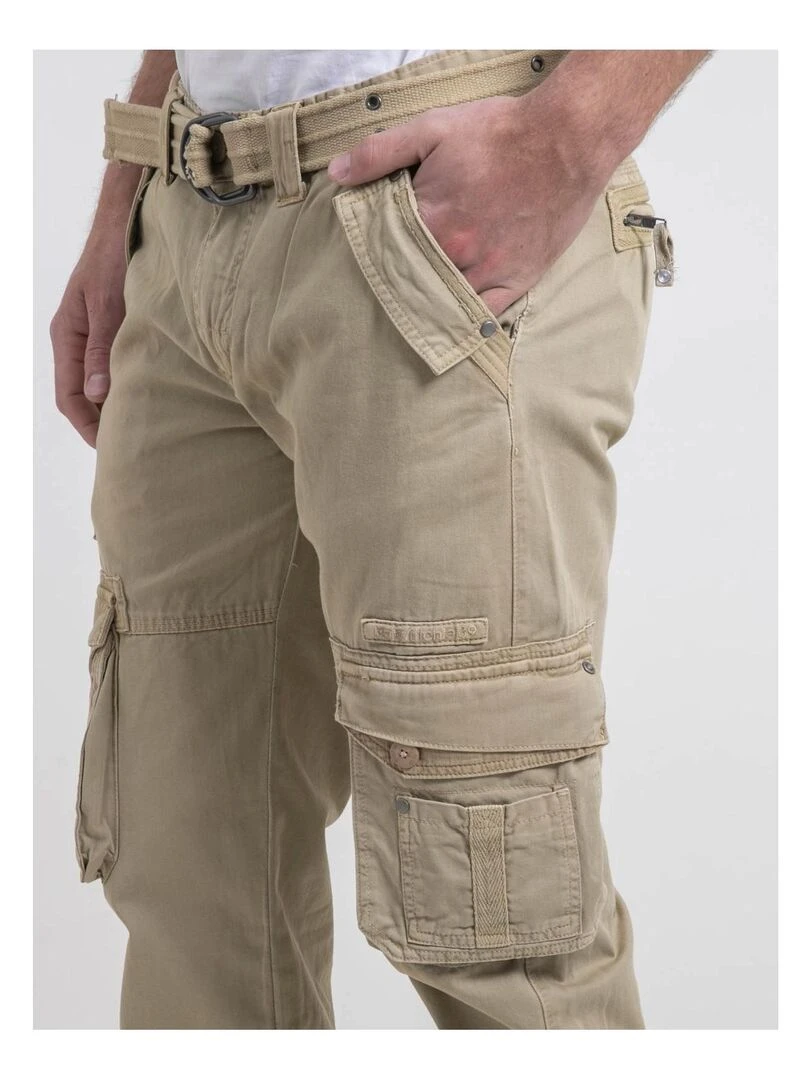 Pantalon battle QUANTO II   Marron