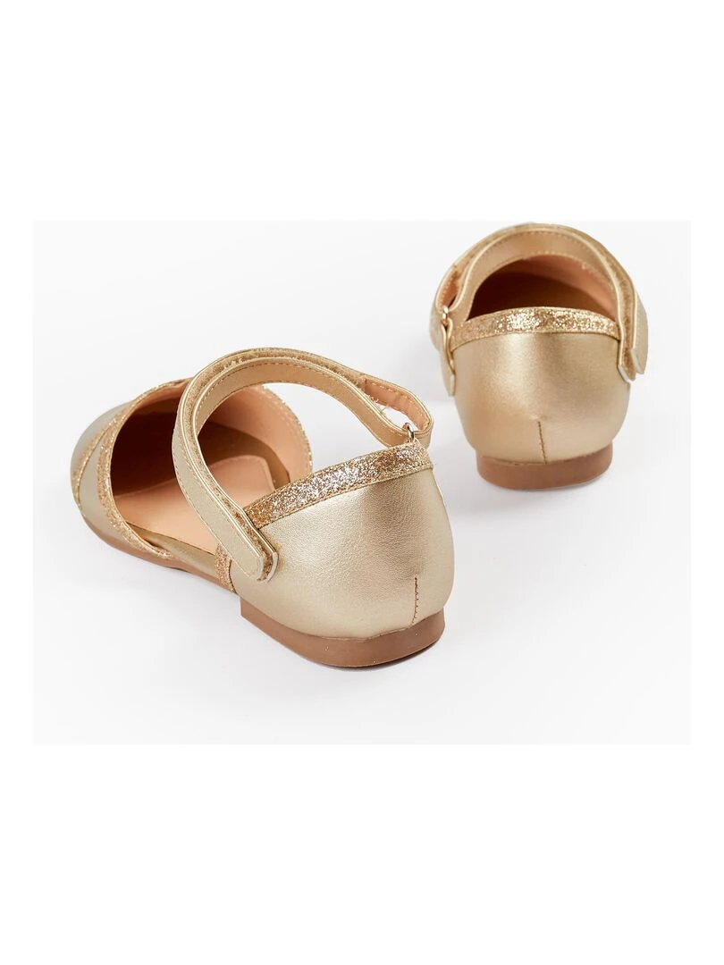 Sabrinas avec Paillettes pour Fille  CÉRÉMONIE   Or rose