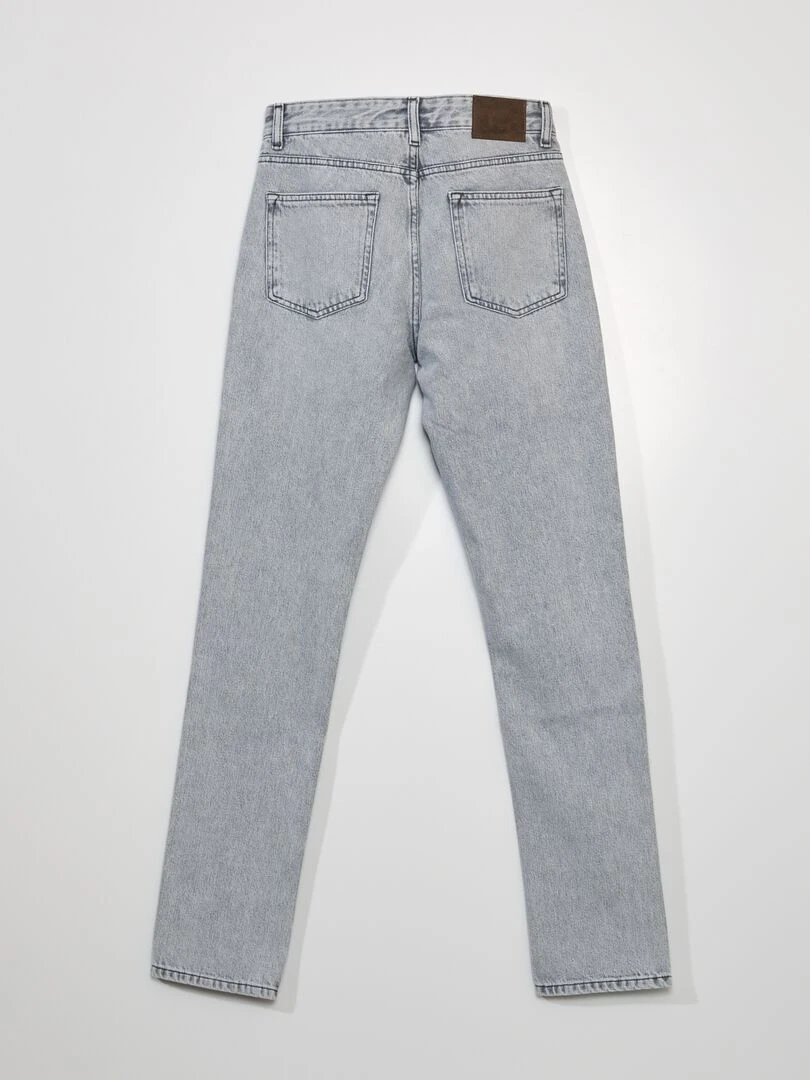 Jean droit   L34   Gris