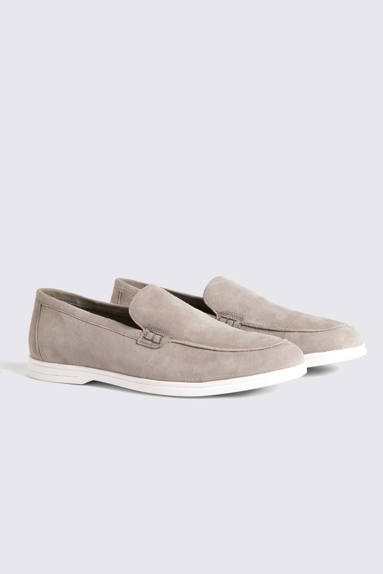 Lewisham Taupe Suede Casual Loafers Buy Online at Moss