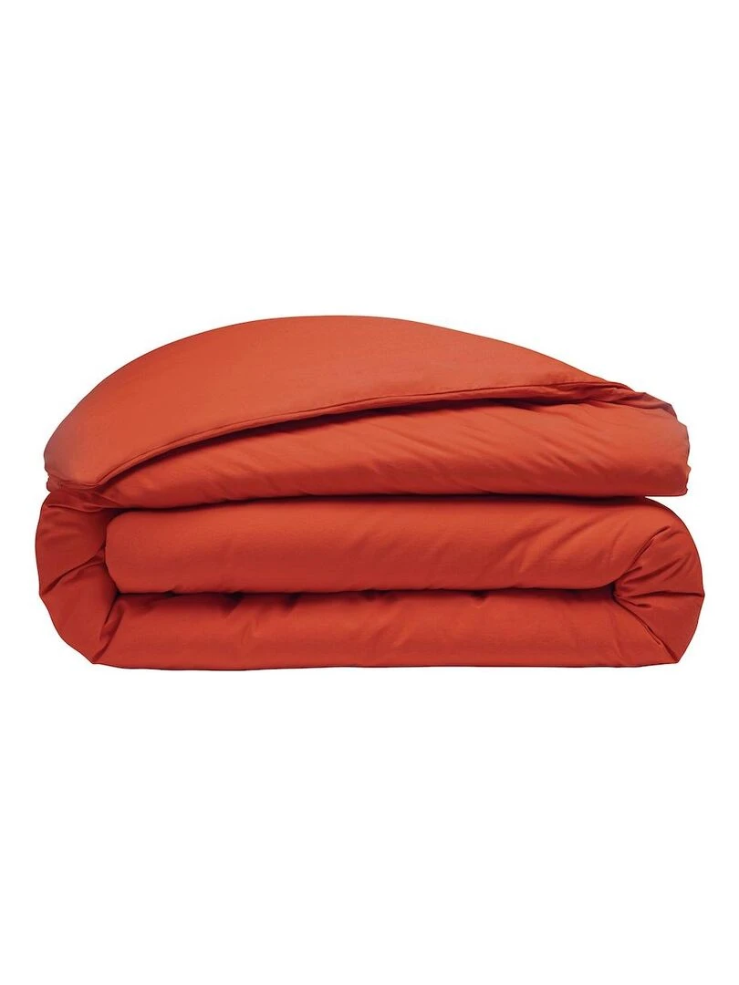 Housse de couette Percale Collection Ambiance Orange