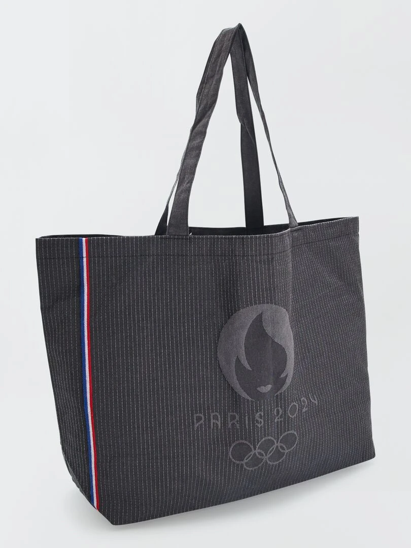 Grand tote bag   Paris 2024   Gris