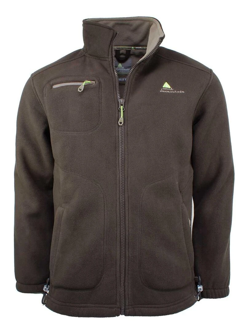 Blouson polaire homme CIK PEAK MOUNTAIN Marron