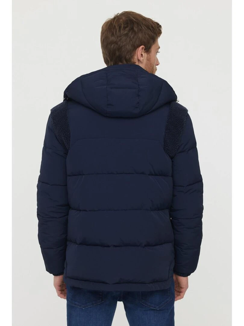 Lee Cooper   Manteau manches longues polyester  FEDIO   Bleu marine