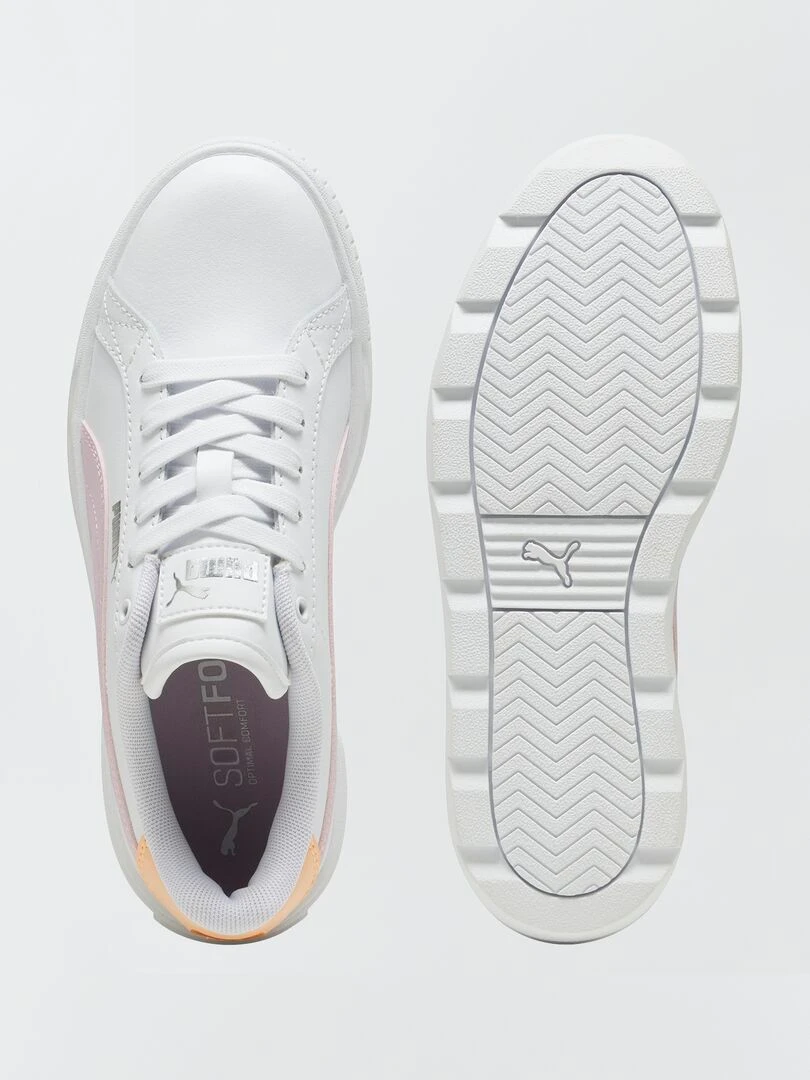 Baskets 'Puma' 'Karmen' à plateformes   Blanc/pastels