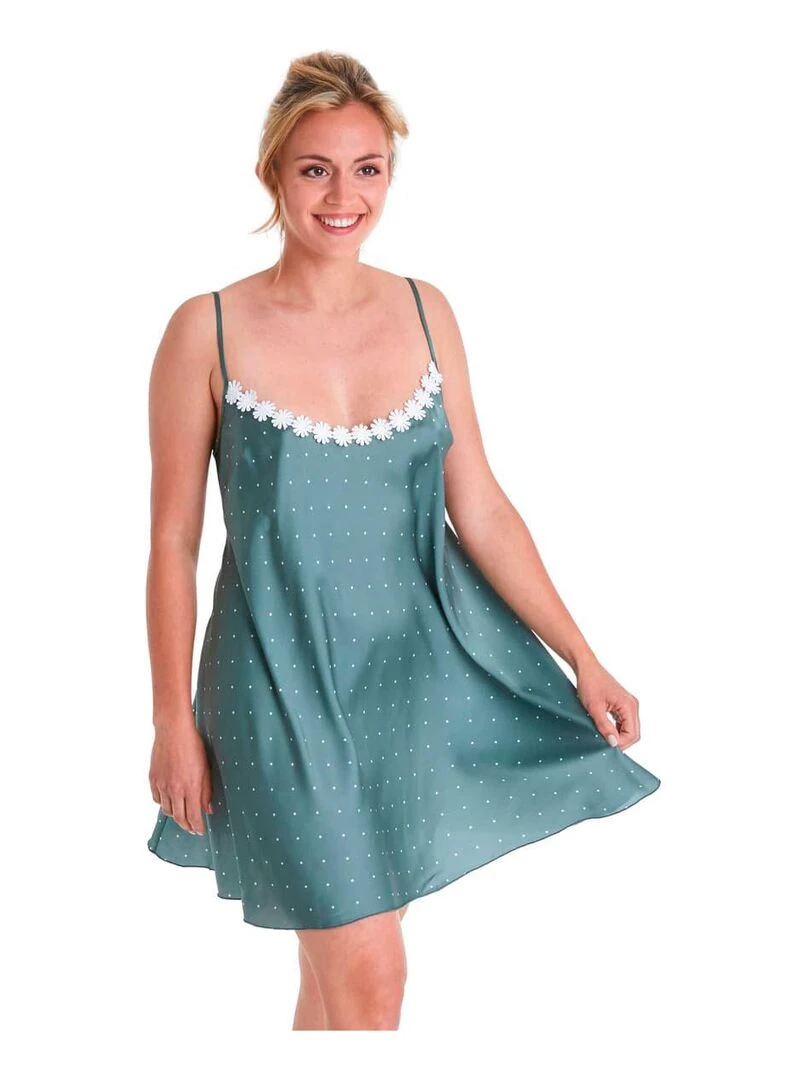 Nuisette FLANERIE Brigitte Bardot Lingerie Vert