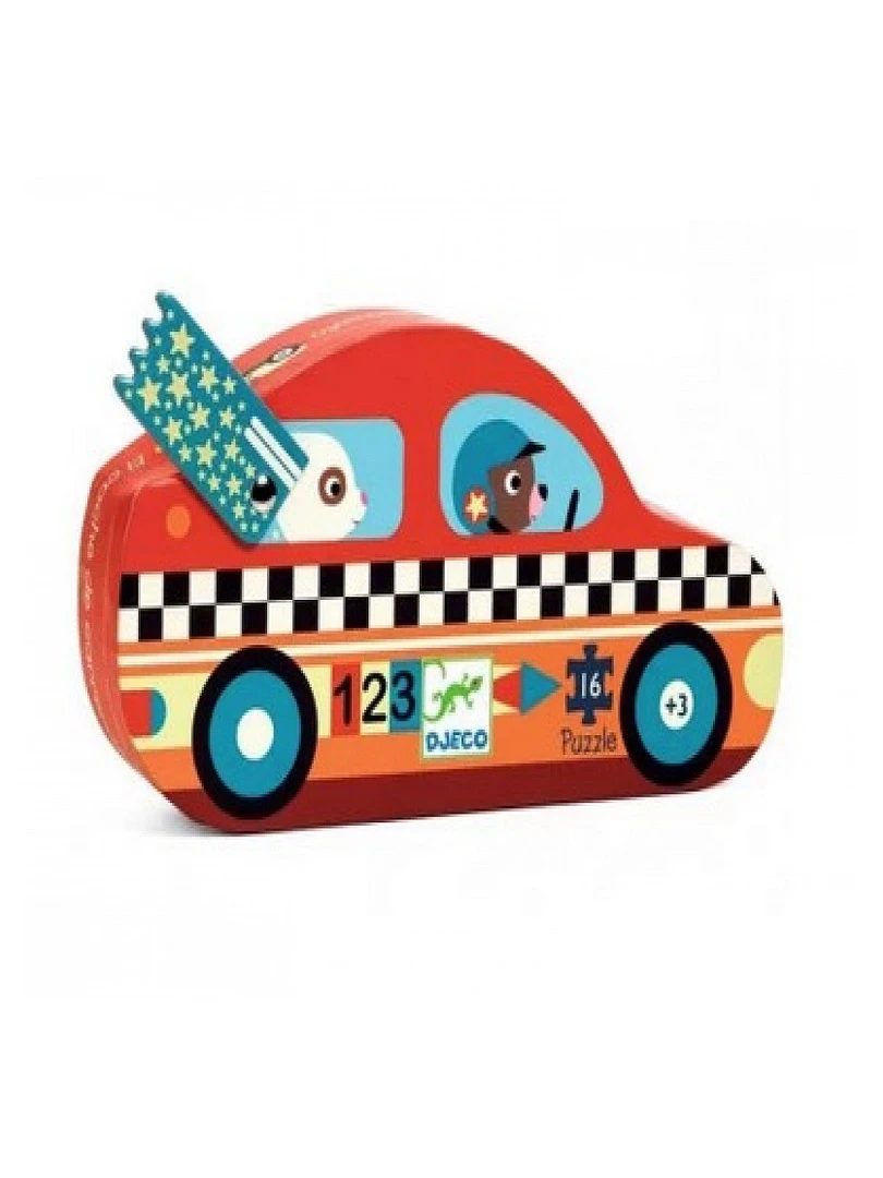 Puzzle Silhouette Le Bolide Seize Pcs   N/A